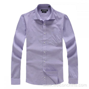 60% Cotton 40% Polyester Pinstripe Pattern Shirt